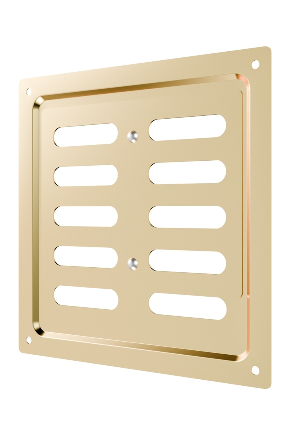 Решетка вентиляционная MER регулируемая 150x154 окраш.сталь Gold ERA