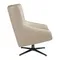Крутящееся кресло Angel Cerda 5090, бежевая кожа