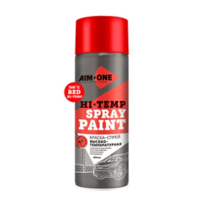 Aim-One Краска-спрей HI-TEMP. Красная