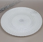 Тарелка 28см «Серебряное кружево»
