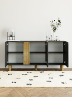 Тумба, 150х40х75, Ола, напольная, под телевизор, комод, серый, Dipriz