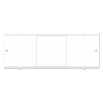 Экран для ванны ПРЕМИУМ А (алюм. профиль) 1,7 белый