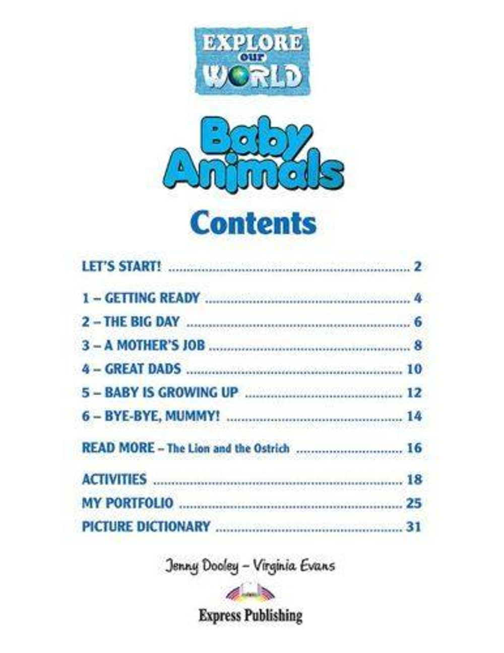 Baby animals. Уровень 1 (1-2 класс).  Книга для чтения с доступом к электронному приложению