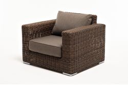 "Боно" лаунж-зона из искусственного ротанга, цвет коричневый