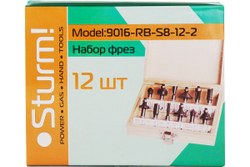 Набор фрез Sturm 9016-RB-S8-12-2
