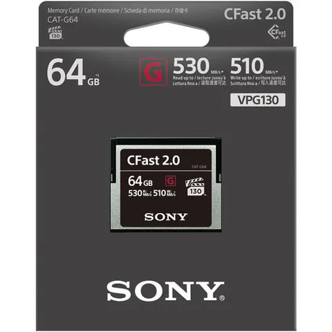 Sony 64GB CFast 2.0 G Series Memory Card