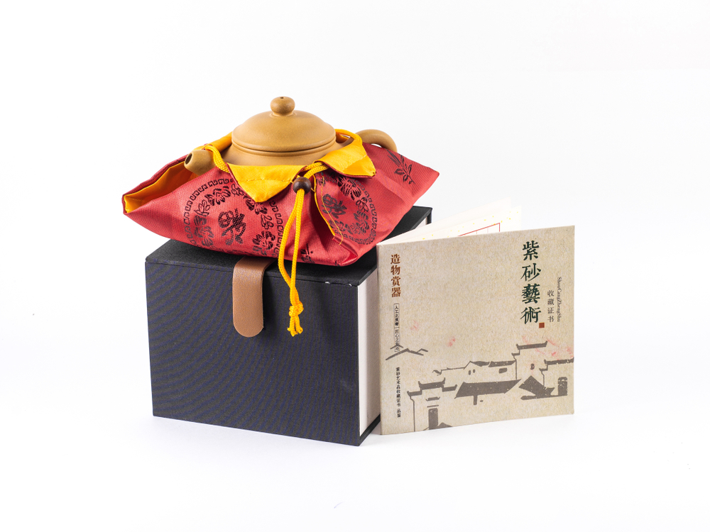 316030 Чайник ИСИН "ШИПЯО" (Каменный Черпак) 200мл, глина красный с песком