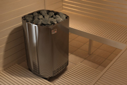 Электрическая печь SAWO SAVONIA SAV-150NS-Z (15 кВт, внутри оцинковка, снаружи нержавейка), выносной пульт (пульт и блок мощности докупаются отдельно)