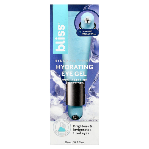 Bliss, Увлажняющий гель для глаз с кофеином и пептидами, 20 мл (0,7 жидк. Унции)