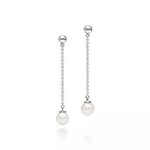 Серьги из серебра с жемчугом, Tiffany 💠 ZIGFELD, Единственные в наличии
