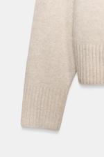 Мягкий трикотажный свитер - ZARA