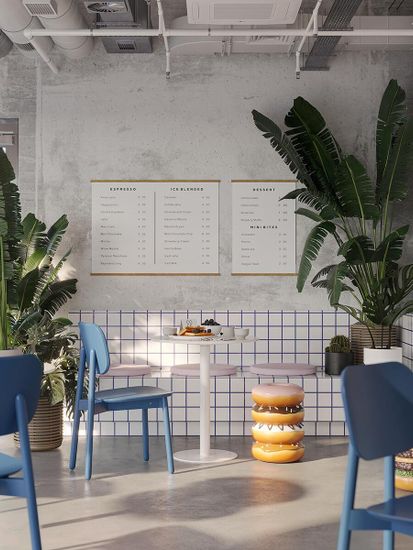 Стул saga, синий