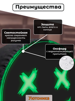 Комплект чехлов для запасного колеса с рисунком R14-17 (10 шт.)