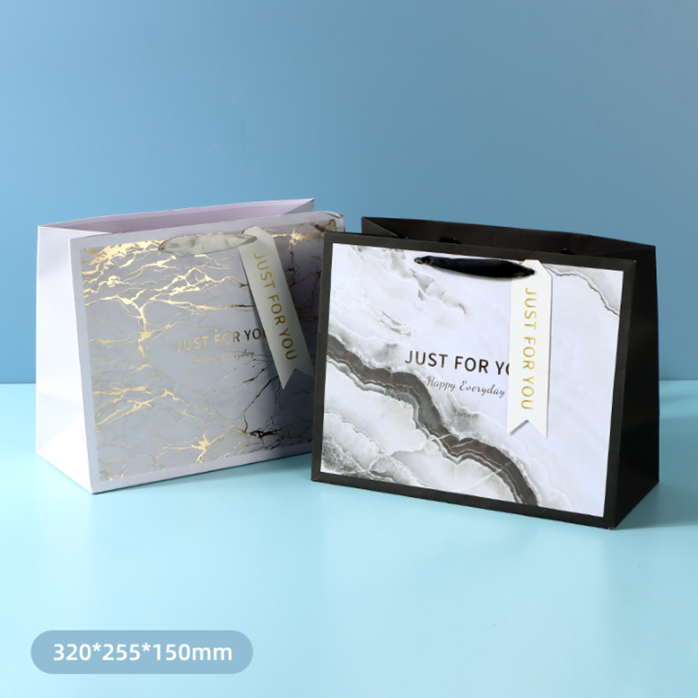 Подарочный пакет Golden Marble Wide