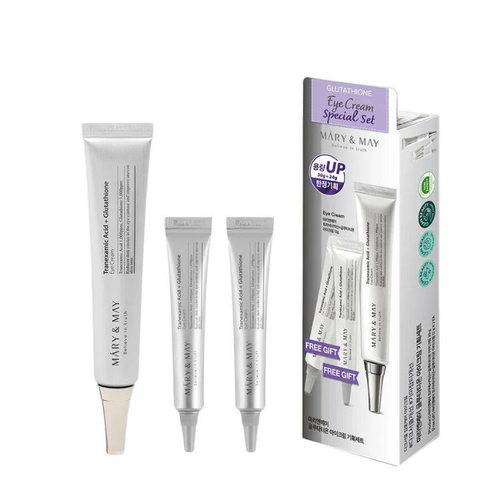 [Mary&May] Glutathione Eye Cream Special Set - Набор кремов для глаз с глутатионом (30 г + 12 г x2)