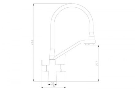 Смеситель Steel Hammer SH 903-6 CR для кухонной мойки