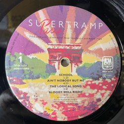 Винтажная виниловая пластинка LP Supertramp Paris (Holland 1980) From Now On
