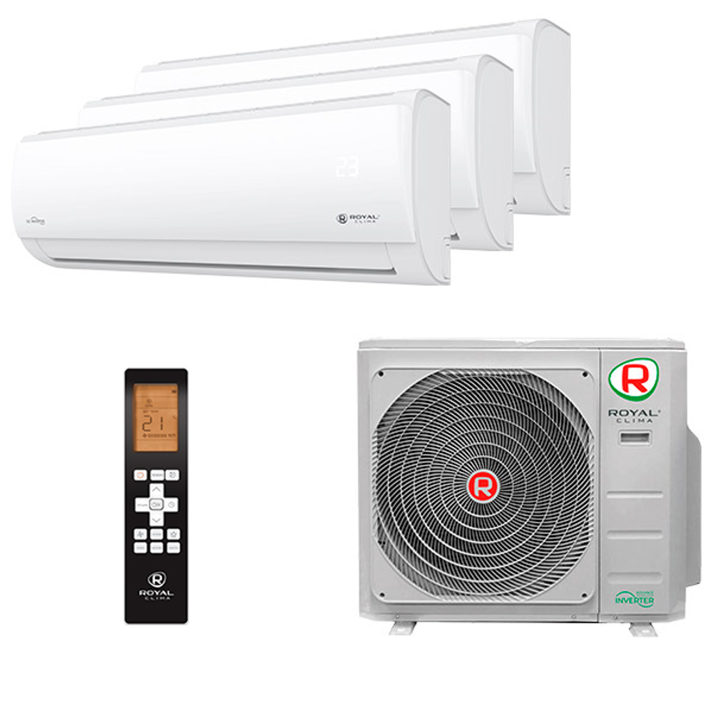 Мультисплит система на 3 комнаты Royal Clima RCI-TMN09HN x 2 + RCI-TMN12HN / 3RMN-21HN/OUT
