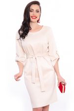 Платье из замши "Малибу" (слоновая кость) П3118 LT Collection