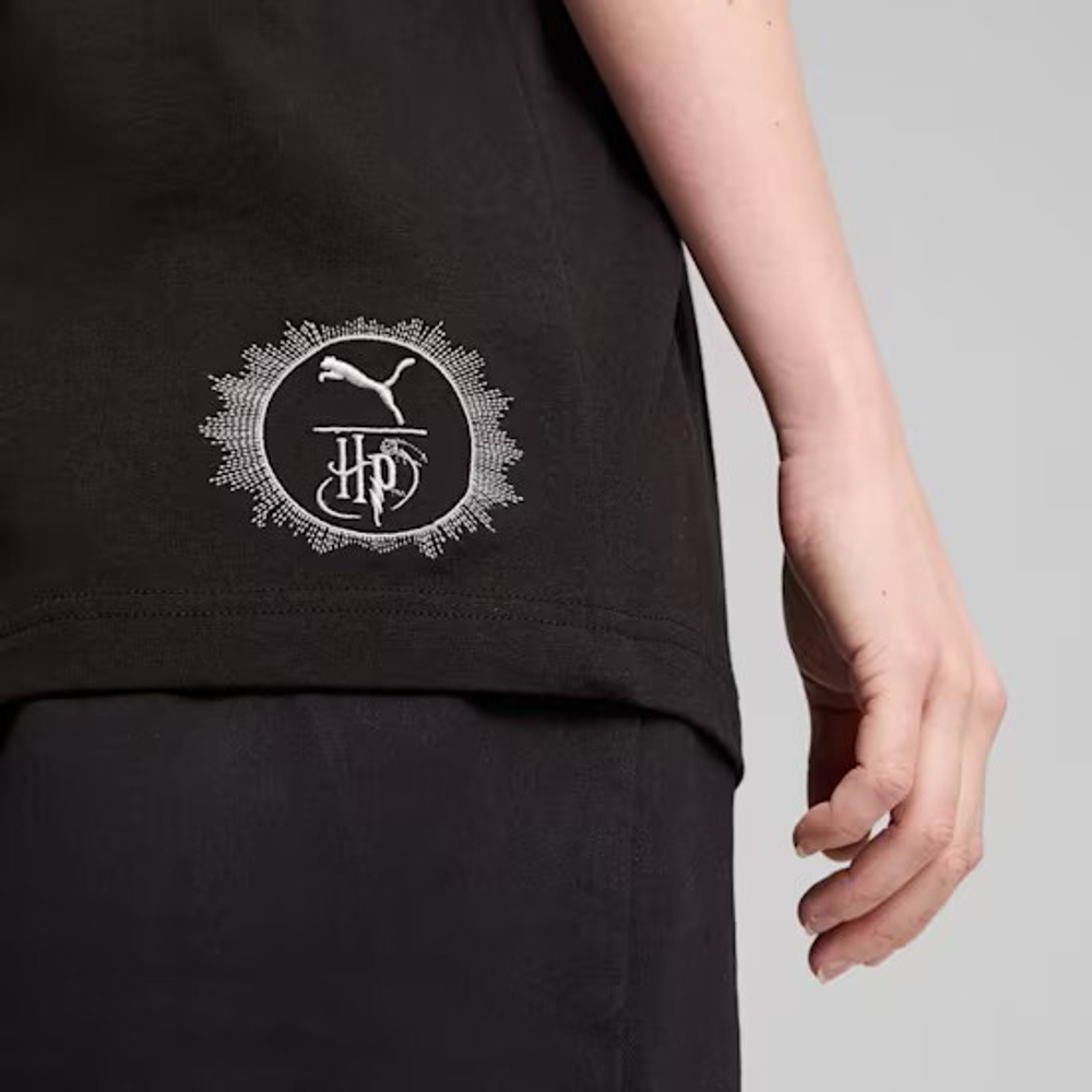 PUMA X HARRY POTTER ФУТБОЛКА С ПРИНТОМ, ЧЕРНЫЙ
