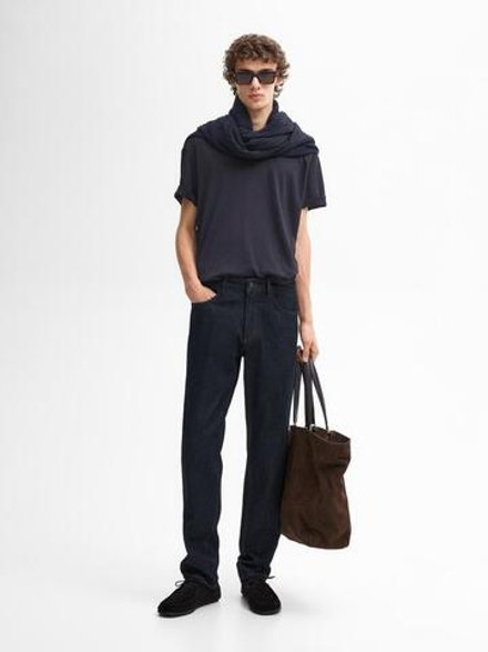 Massimo Dutti Зауженные джинсы, индиго