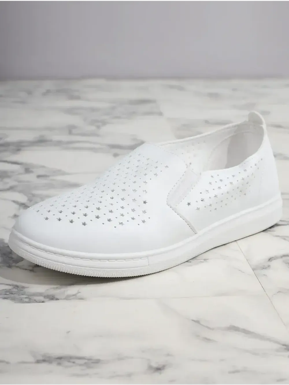 Мокасины летние с перфорацией