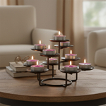 Набор ароматических свечей Selja, 12 свечей, парафин/ароматизатор лаванда