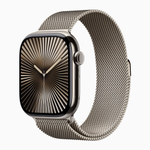 Apple Watch Series 10 42mm Titanium — премиум-смарт-часы с LTE и ремешком Milanese Loop
