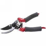 Секатор плоскостной 8» (21,5см) «Садовник» металлические комбинированные ручки ДоброСад