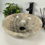 Раковина из оникса Bowl Grey BO-64545 40*40*15 0201