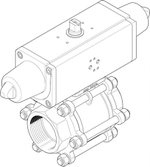 VZBA-4-GG-63-T-22-F10-V4V4T-PS240-R-90- Шаровой кран с приводом
