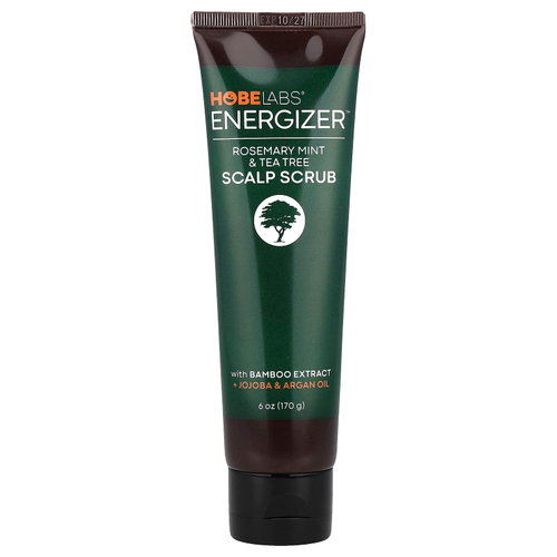 Hobe Labs, Energizer ™, скраб для кожи головы, розмарин, мята и чайное дерево, 170 г (6 унций)