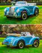 Детский электромобиль "Mercedes-Benz" LS-618, синий