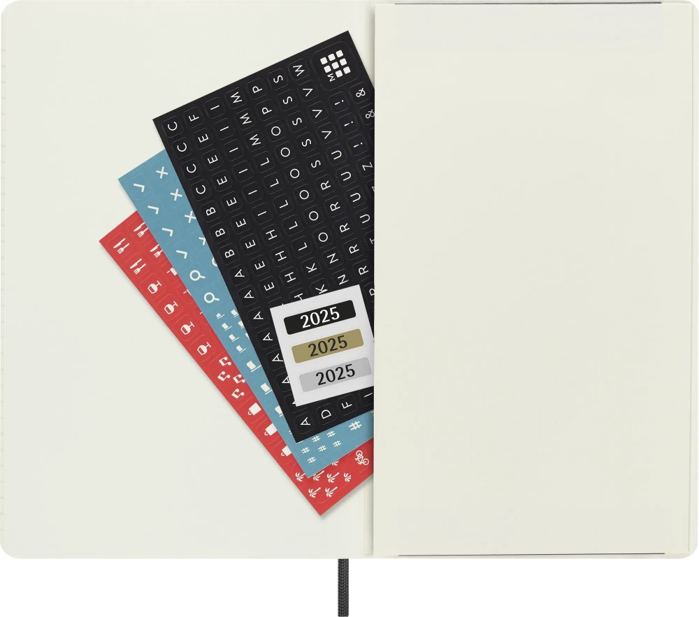 Еженедельник Moleskine (DSB12WN3) Classic Soft WKNT Large 130х210мм 144стр. мягкая обложка черный
