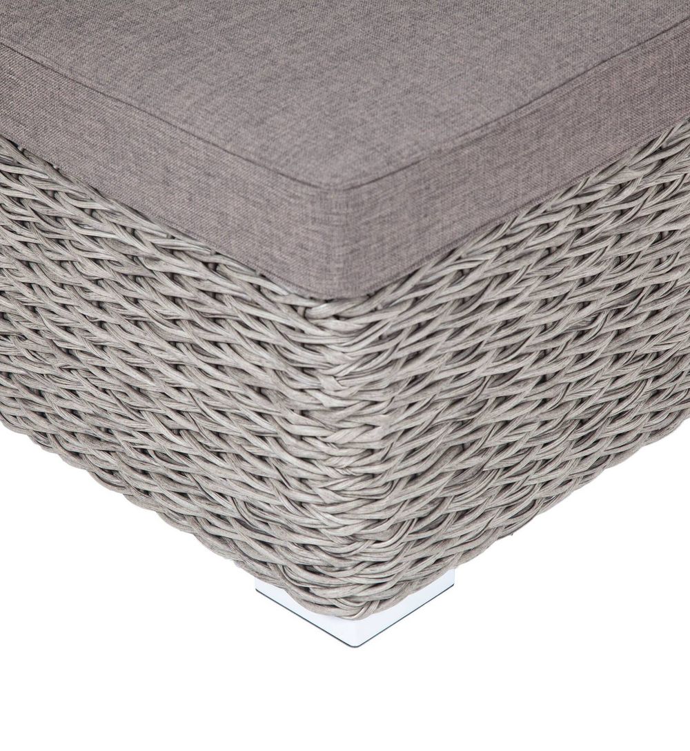 "Лунго" модуль диванный угловой с подушками, цвет серый (гиацинт)