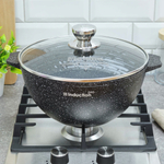 Казан 4,5л для плова Гранит black Induction Pro
