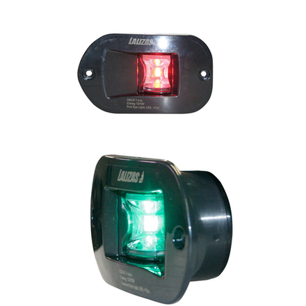 Огни бортовые врезные 92х32 мм, черный корпус