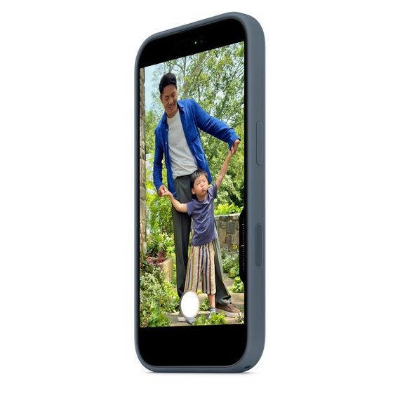 Чехол Apple Silicone Case для iPhone 17 с MagSafe (MGEW4) Anchor Blue