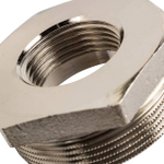 Футорка STOUT SFT 0029 - 2" x 1" (для стальных труб, латунь никелированная)