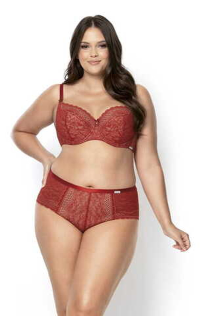 Бюстгальтер Clarisa с чашками на тонком поролоне (Размер: 75D) (Цвет: терракотовый)