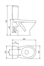 Компакт CERSANIT TRENTO 011 3/6 TPL