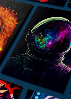 Картина на стену на металле от MetallSubArt "Космос"