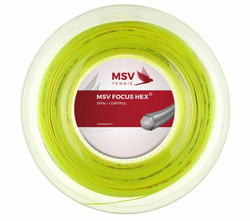 Теннисные струны MSV Focus Hex Ultra (200 m) - neon yellow