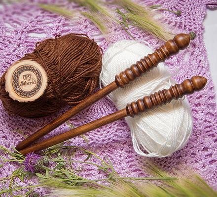 Деревянные спицы для вязания 11мм/305мм из березы Спицы из дерева #N4