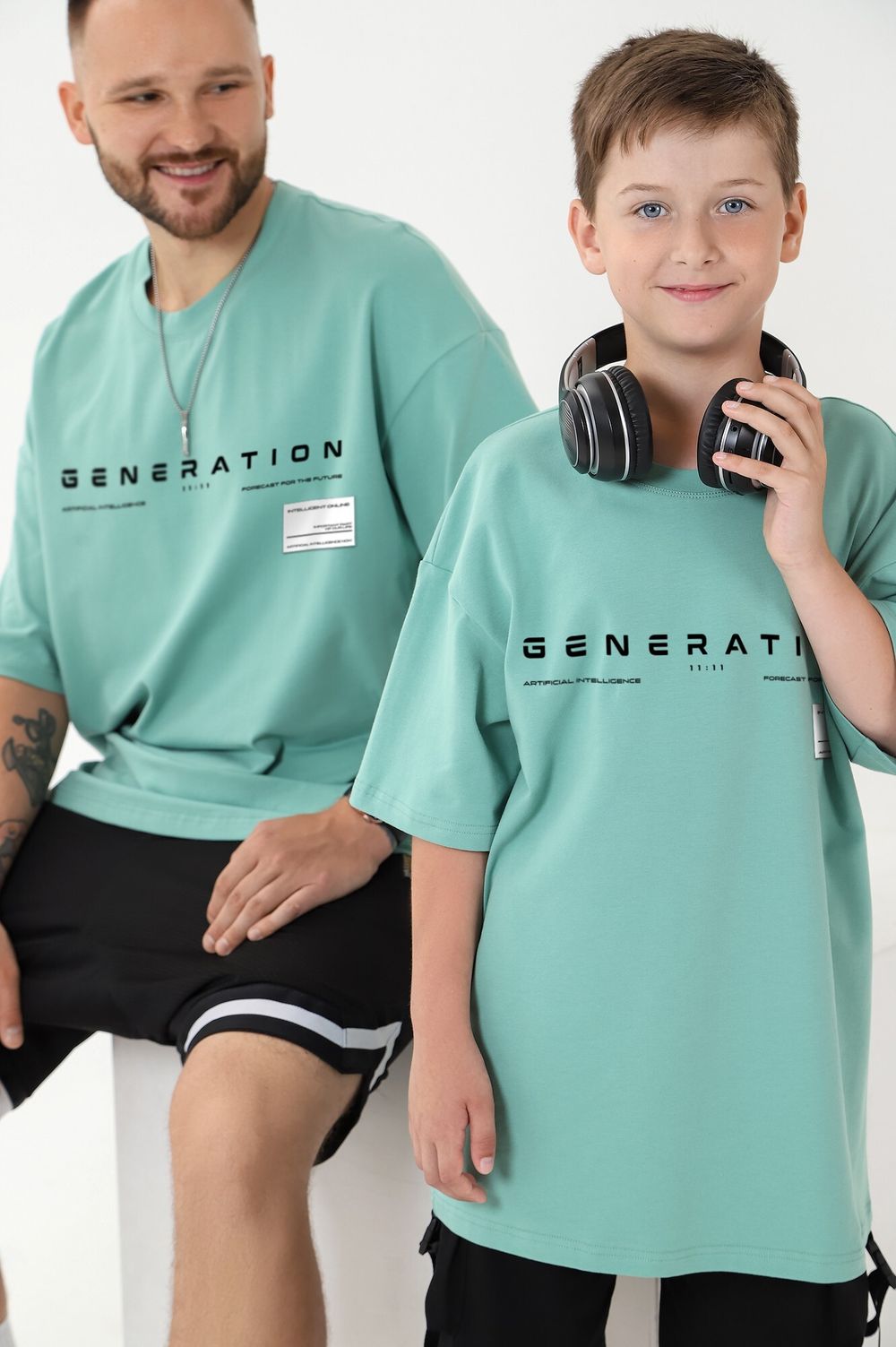 Фуфайка (футболка) для мальчика Леон-1 Виотекс ЗЕЛЁНЫЙ