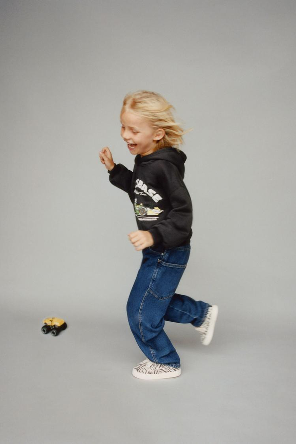 ZARA ДЖИНСЫ BAGGY С РЕМНЕМ, ВЫЦВЕТШИЙ СИНИЙ