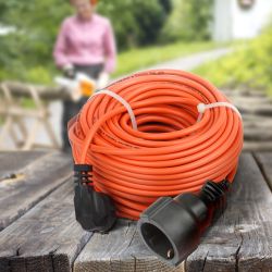 Удлинитель силовой ЭРА UPx-1e-3x0.75-30m в бухте c заземлением 1 розетка 30м ПВС 3х0.75мм2 | Силовые удлинители