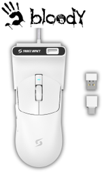Мышь Bloody SG5 White белый
