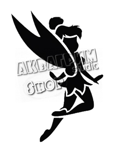 Трафарет для блеск тату "Фея №2