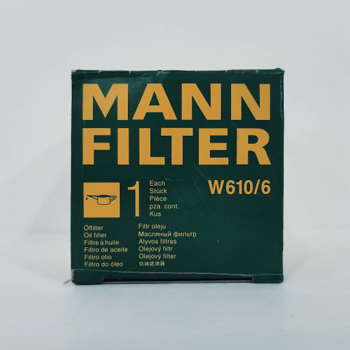W 610/6 / МАСЛЯНЫЙ ФИЛЬТР W 610/6, 1419794S01 MANN-FILTER